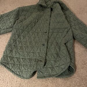 Vintage Havana Quilted Olive Jacket